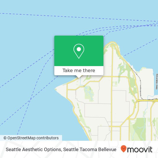 Seattle Aesthetic Options map