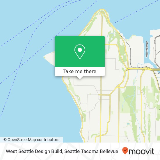 West Seattle Design Build map