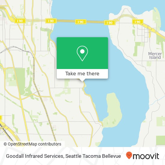 Goodall Infrared Services map