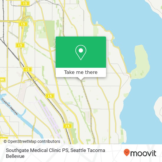 Southgate Medical Clinic PS map