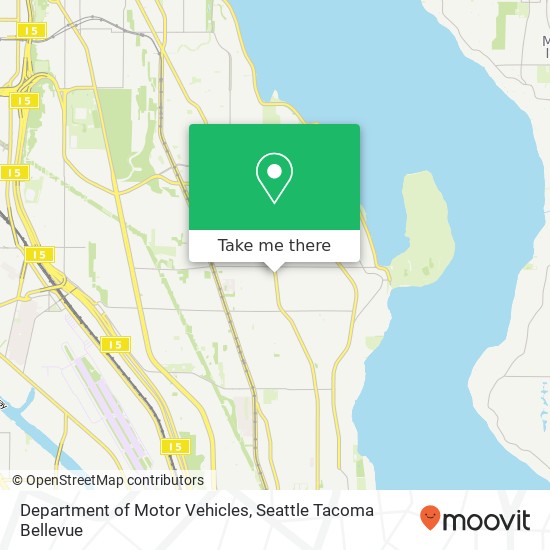 Mapa de Department of Motor Vehicles