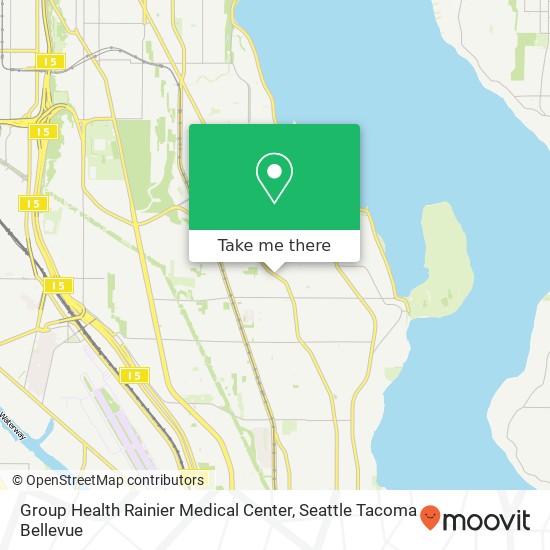 Group Health Rainier Medical Center map