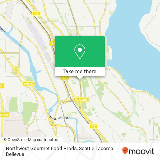 Mapa de Northwest Gourmet Food Prods