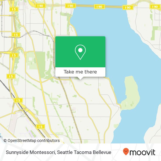 Sunnyside Montessori map