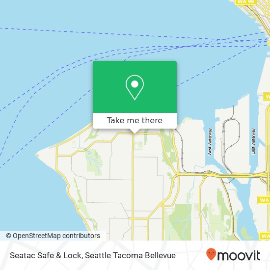 Seatac Safe & Lock map