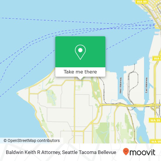 Mapa de Baldwin Keith R Attorney