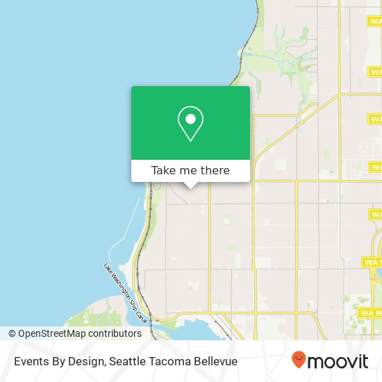 Events By Design map