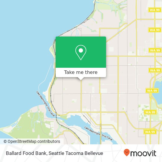 Mapa de Ballard Food Bank