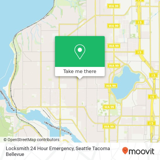 Mapa de Locksmith 24 Hour Emergency