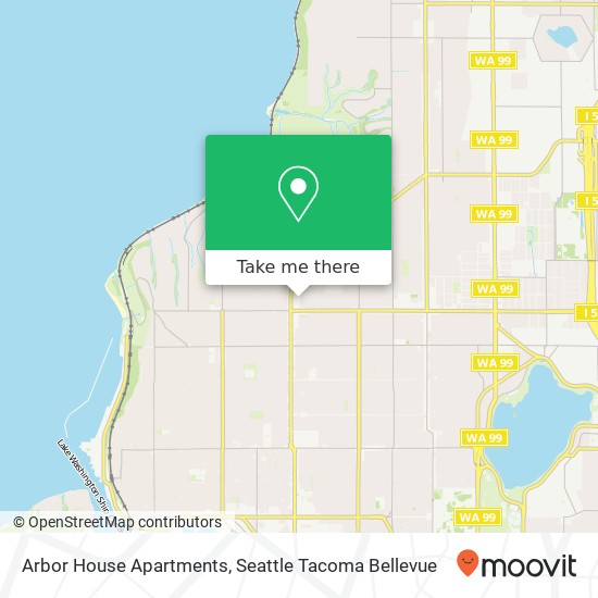 Mapa de Arbor House Apartments