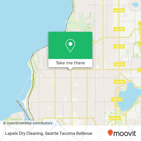 Mapa de Lapels Dry Cleaning