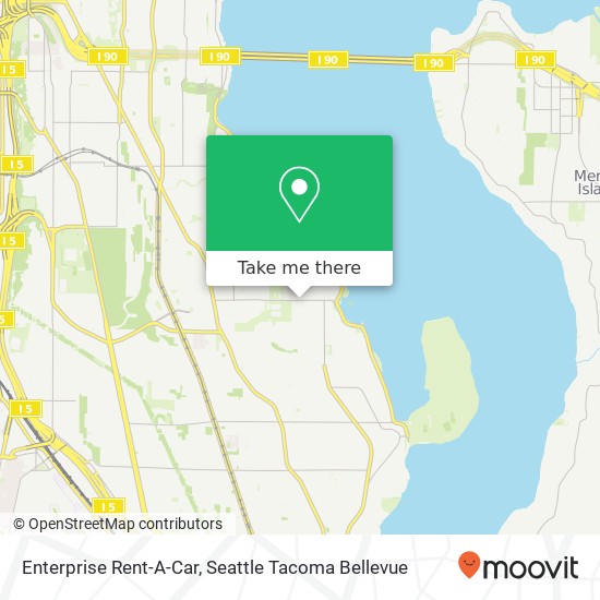 Enterprise Rent-A-Car map