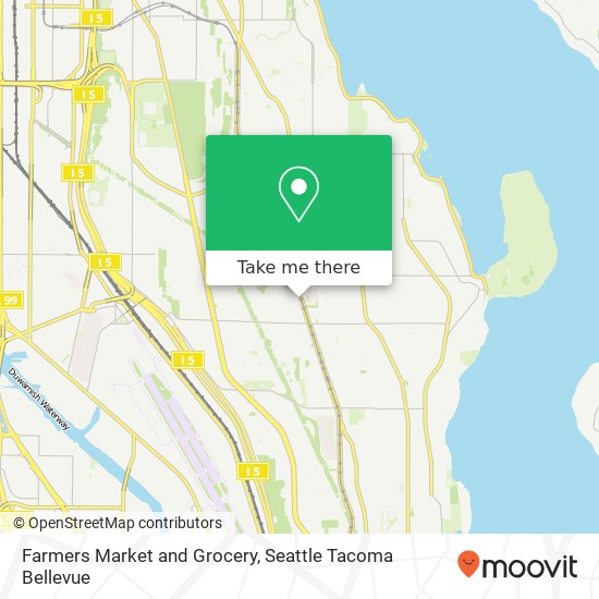 Farmers Market and Grocery map