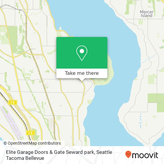 Elite Garage Doors & Gate Seward park map