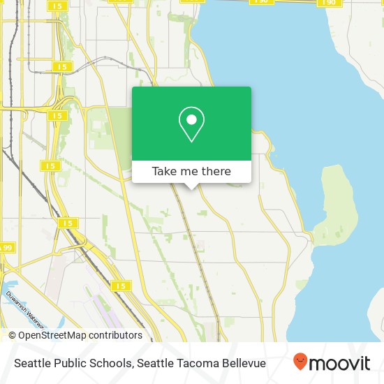 Mapa de Seattle Public Schools