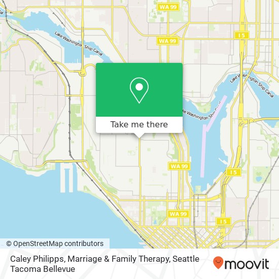 Caley Philipps, Marriage & Family Therapy map