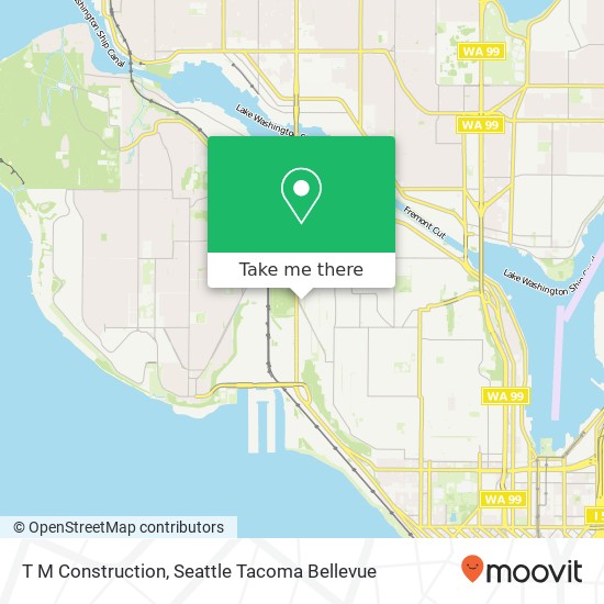 T M Construction map