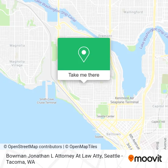 Mapa de Bowman Jonathan L Attorney At Law Atty