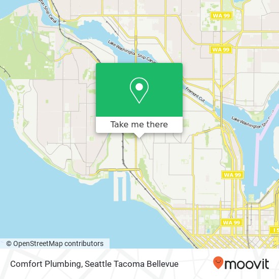 Comfort Plumbing map