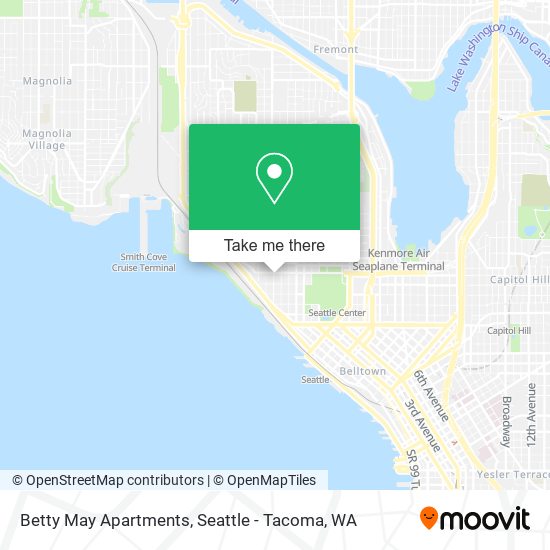 Betty May Apartments map