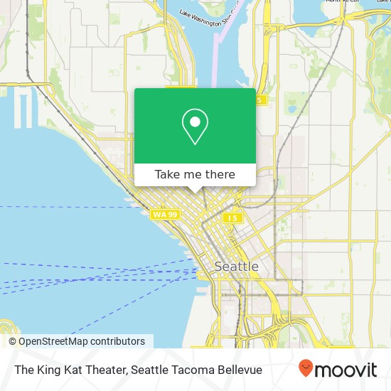 The King Kat Theater map