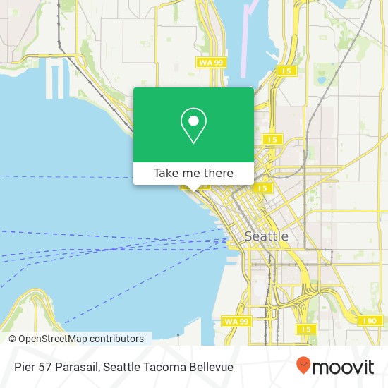 Pier 57 Parasail map