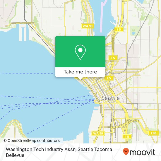 Mapa de Washington Tech Industry Assn