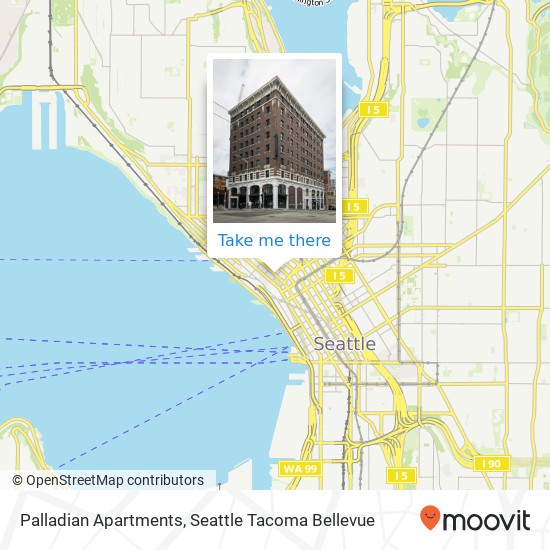 Palladian Apartments map