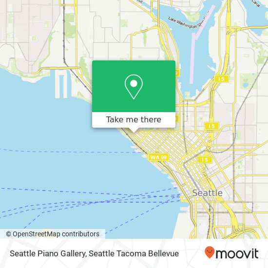 Mapa de Seattle Piano Gallery