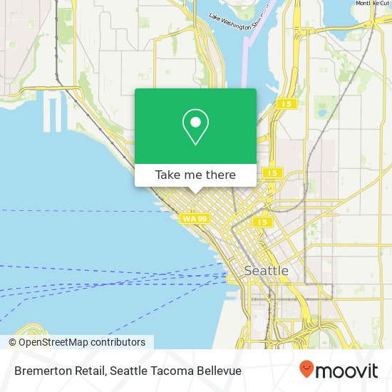 Mapa de Bremerton Retail