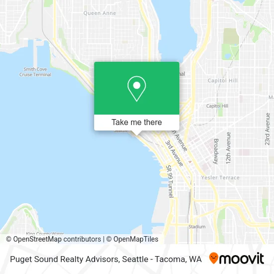 Mapa de Puget Sound Realty Advisors