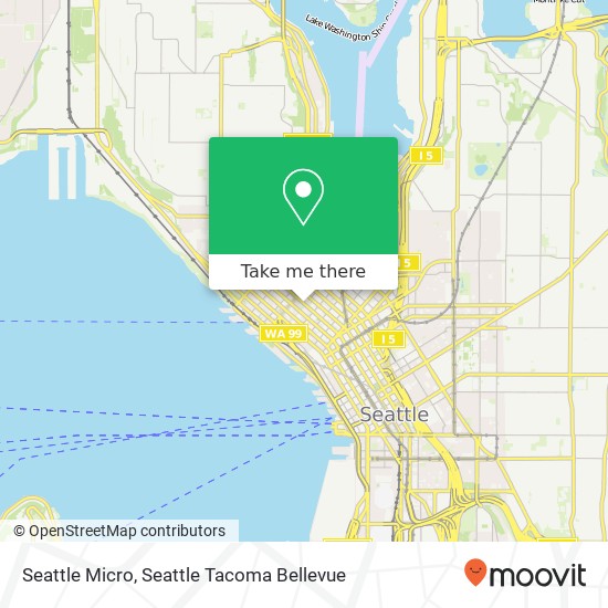 Mapa de Seattle Micro