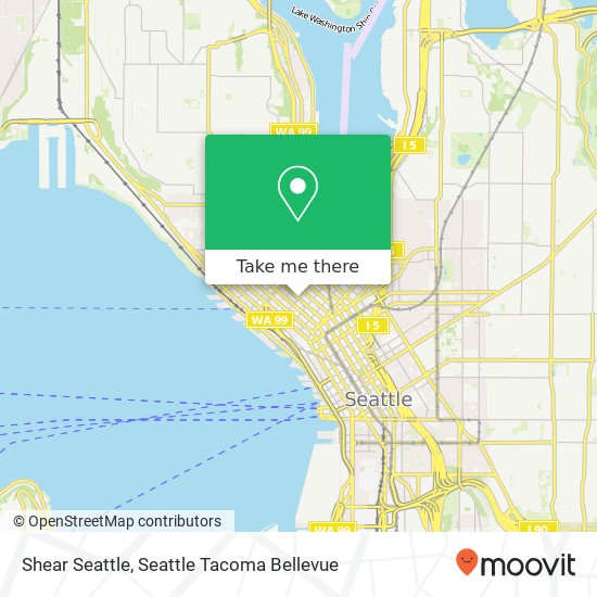 Mapa de Shear Seattle