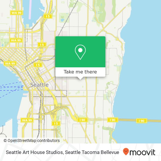 Seattle Art House Studios map