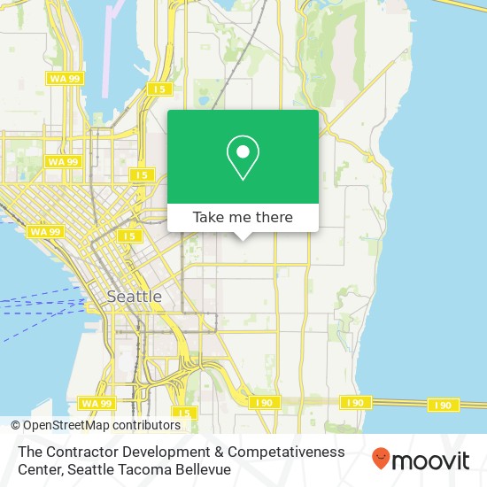 The Contractor Development & Competativeness Center map