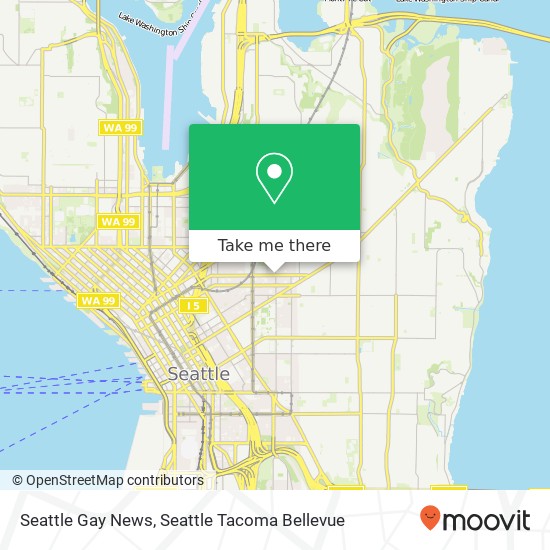 Mapa de Seattle Gay News