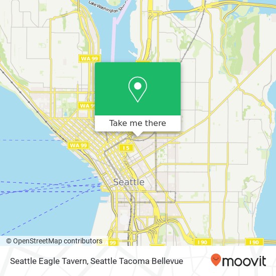 Seattle Eagle Tavern map