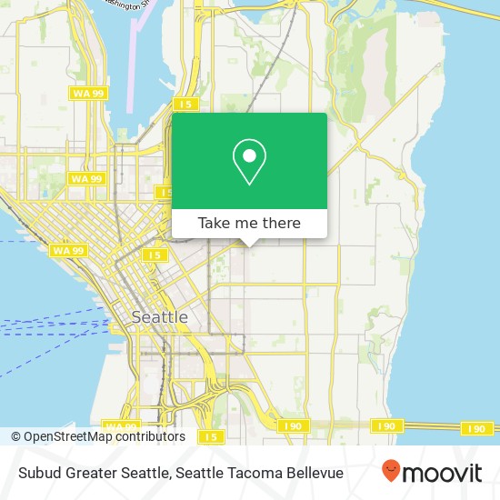 Mapa de Subud Greater Seattle