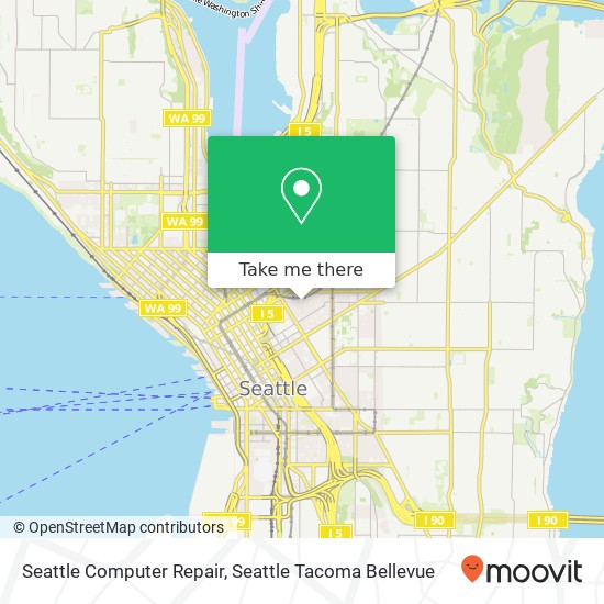 Seattle Computer Repair map