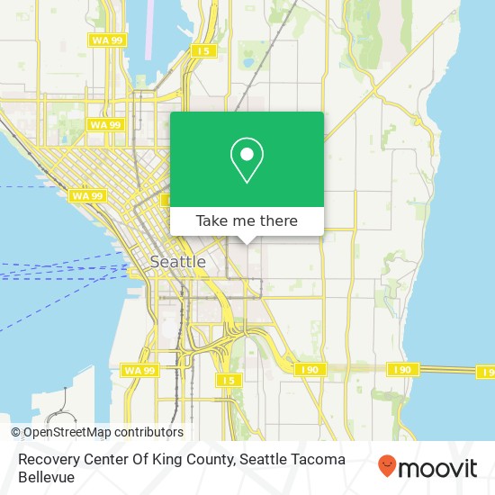 Recovery Center Of King County map