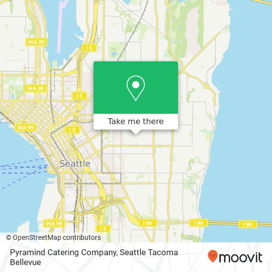 Mapa de Pyramind Catering Company