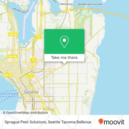 Sprague Pest Solutions map