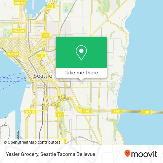 Yesler Grocery map