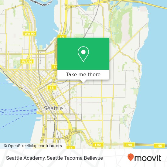 Seattle Academy map