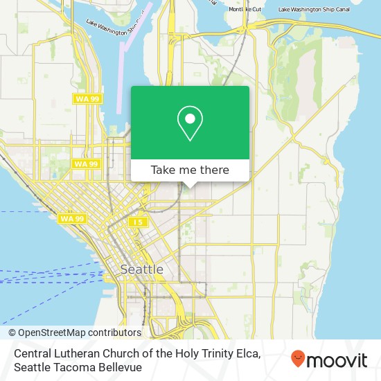 Mapa de Central Lutheran Church of the Holy Trinity Elca