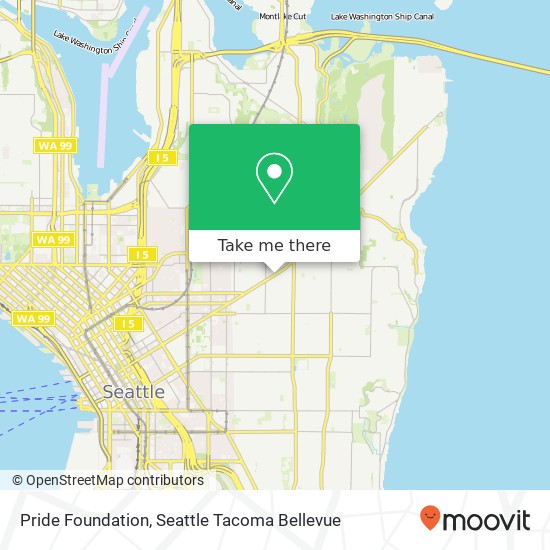 Pride Foundation map