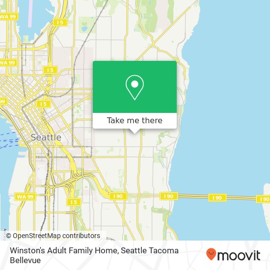 Winston's Adult Family Home map