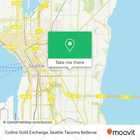 Collins Gold Exchange map