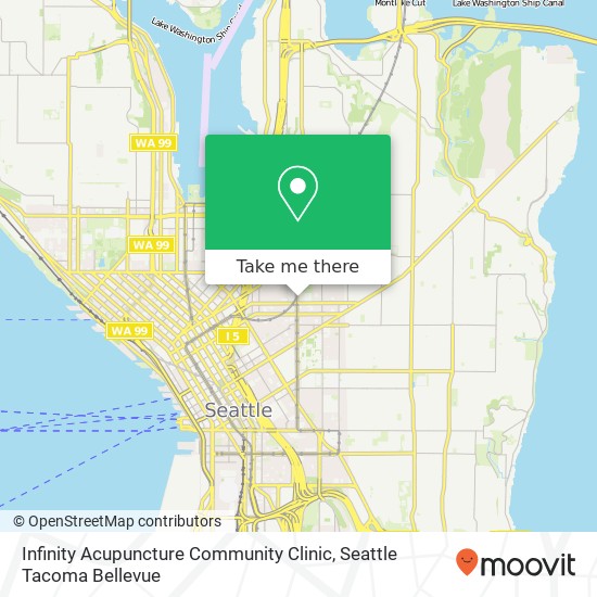 Infinity Acupuncture Community Clinic map