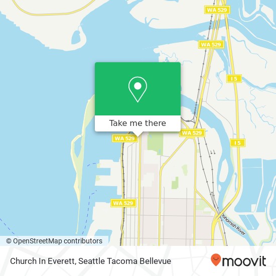 Mapa de Church In Everett